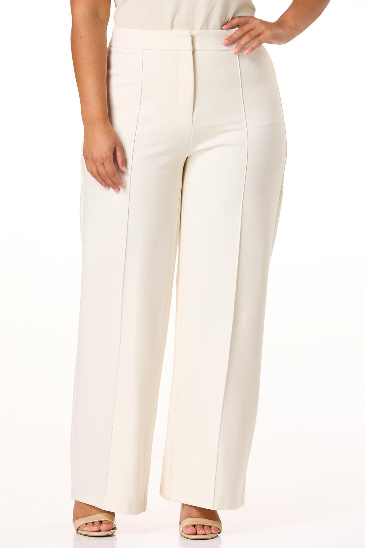 Plus Size Ponte Wide Leg Pants | Cato Fashions