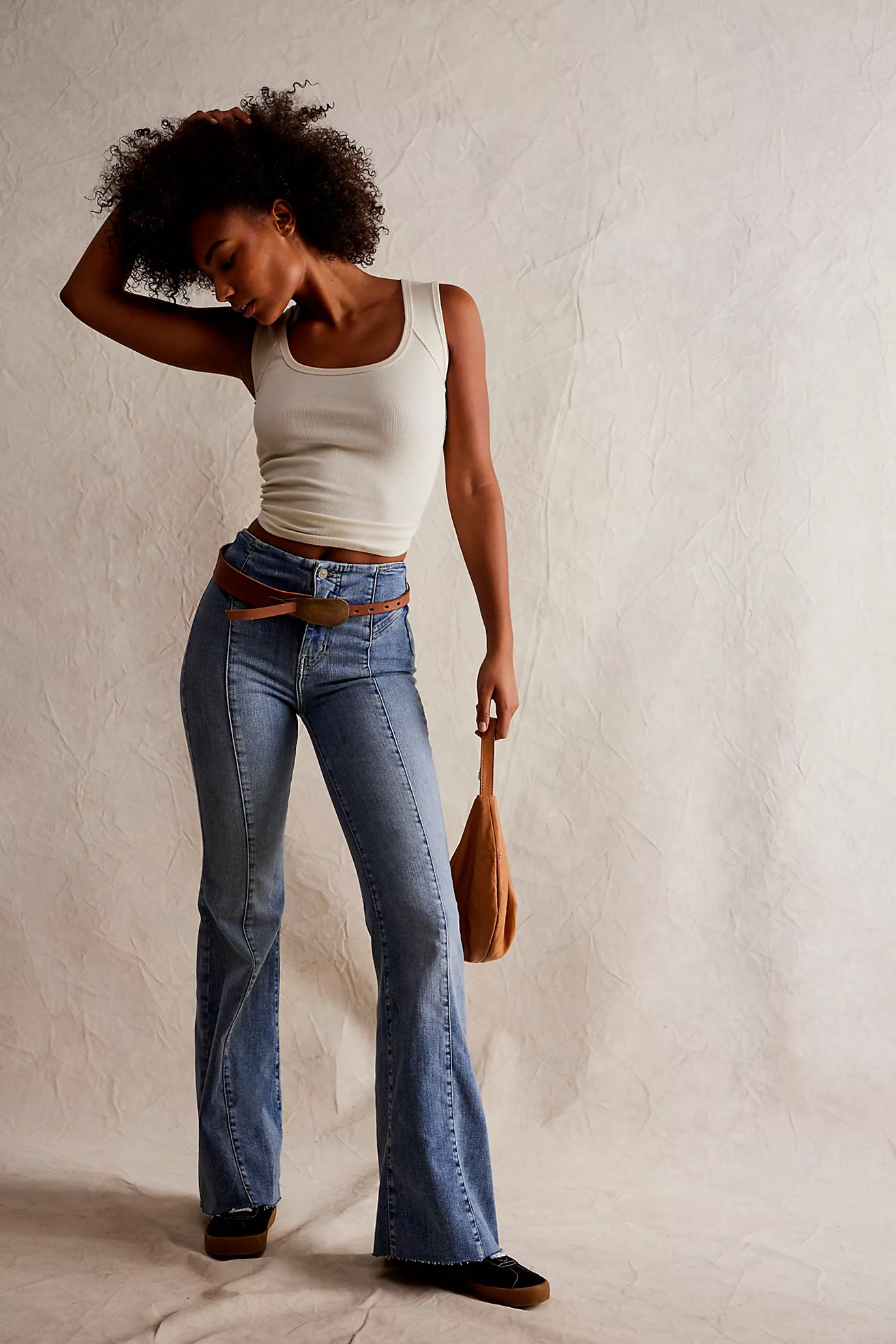 CRVY Wild Honey Denim | Free People (UK)