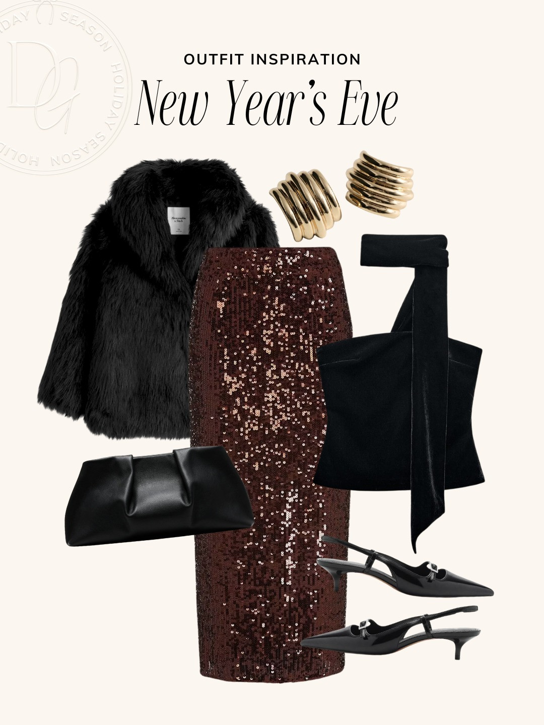 NYE Outfit 〰️ Stand-out staples for NYE! *exact top is Zara but linked similar!

New Year’s outfit, NYE bag, NYE accessories, NYE jewelry, NYE heels, statement heels, New Year’s Eve, going out outfit, sequin midi skirt, sequin maxi skirt, faux fur coat 

 

#LTKHoliday #LTKSeasonal #LTKParties