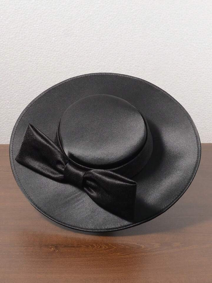 NewTrendsElegant Wide Brim Fascinators Hats For Women Big Bowknot Formal Occasion Kentucky Cap La... | SHEIN