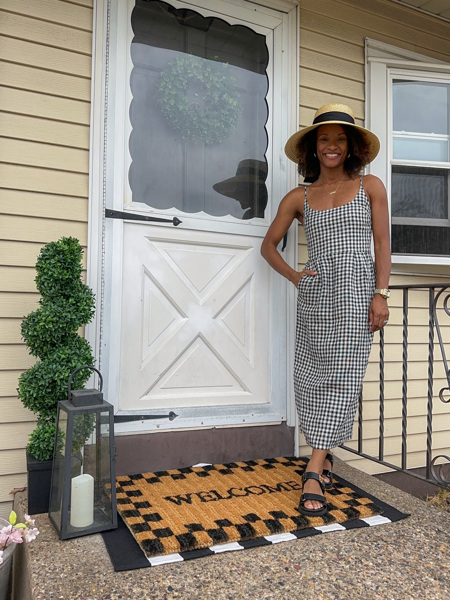 New dress and front outdoor decor 

#LTKHome