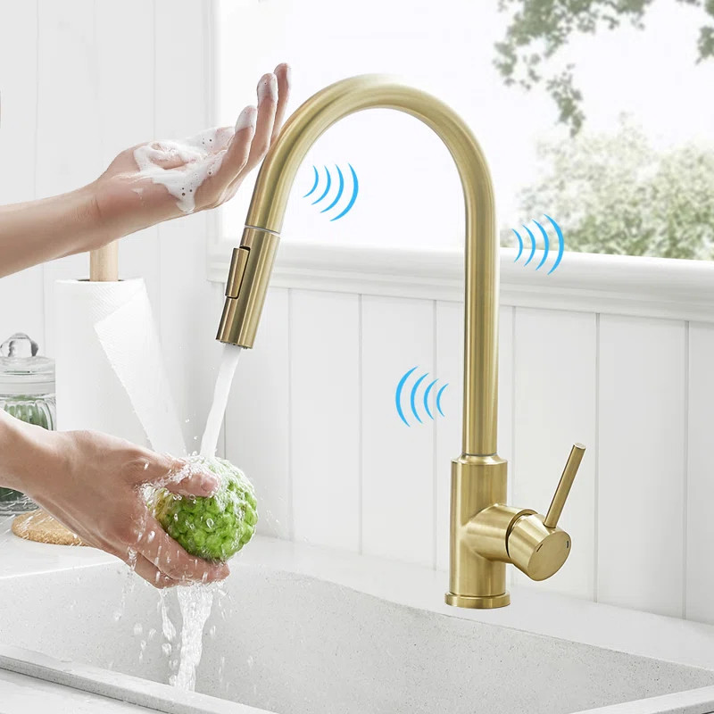 1005J WANFAN Pull Down Touch Kitchen Faucet | Wayfair North America