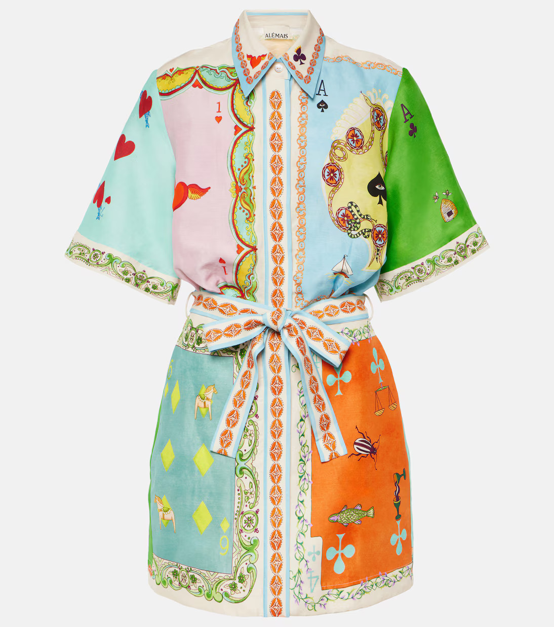 Rummy printed linen-blend shirt dress | Mytheresa (US/CA)