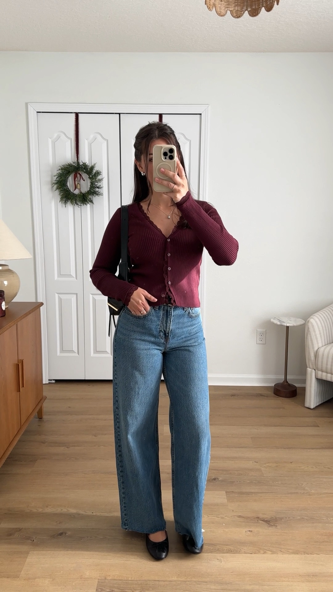 #abercrombiepartner last day for 25 - 50% off everything plus stackable 15% off code: CYBERAF @abercrombie 

Wearing small top & 25 jeans 
*Offer valid in stores and online from 11/24/2025-12/1/2025 in US/CA. Excludes clearance and gift cards. Online price reflects discount.

*Use code CYBERAF to get an additional 15% off everything in stores and online at checkout from 11/24/2025-12/1/2025 in US/CA. Excludes clearance and gift cards. See details online. 

#LTKCyberWeek #LTKootd #LTKHoliday