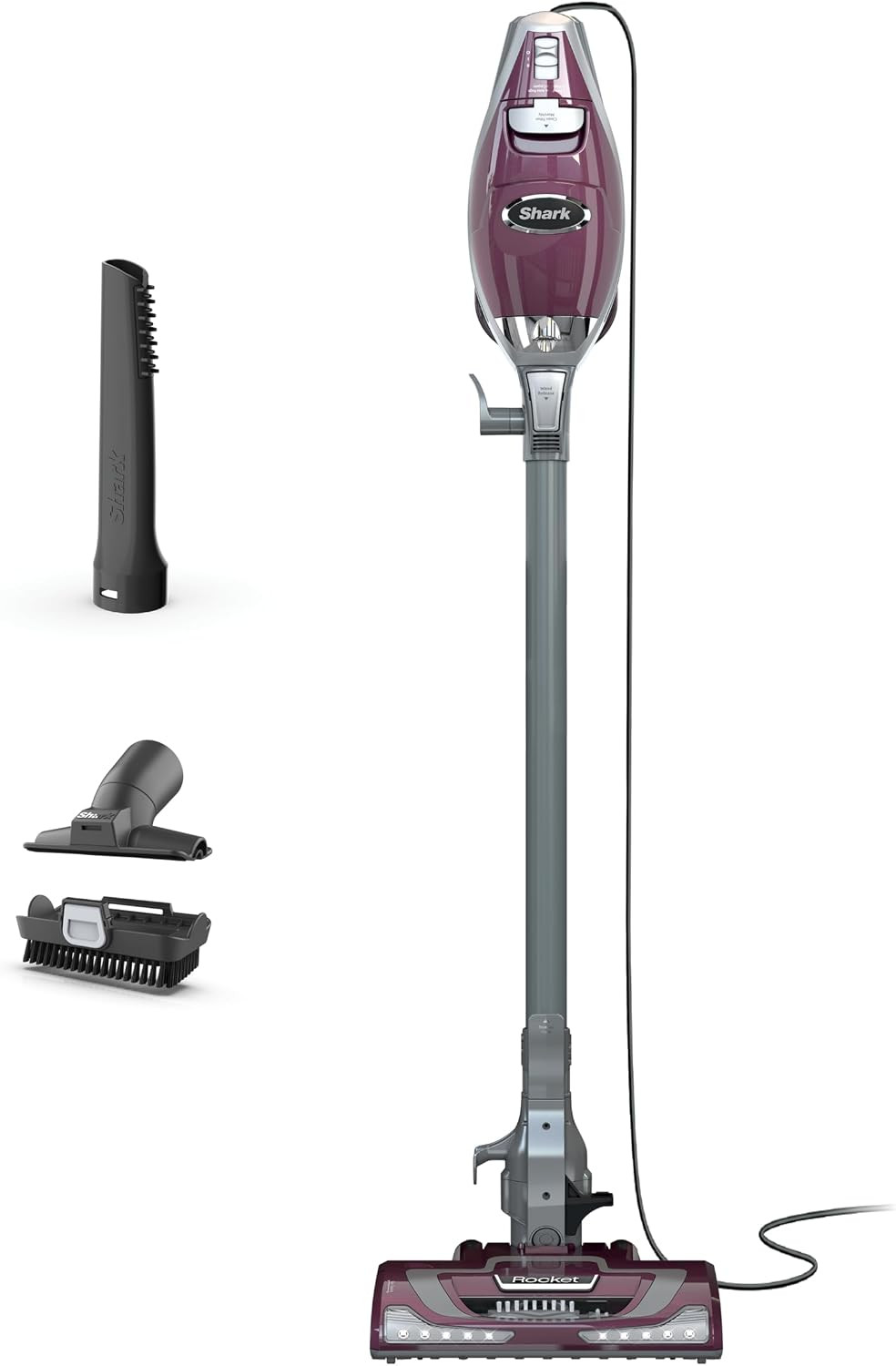 Shark Rocket Pet Plus Corded Stick Vacuum, Lightweight, Bordeaux, HV322 | Amazon (US)