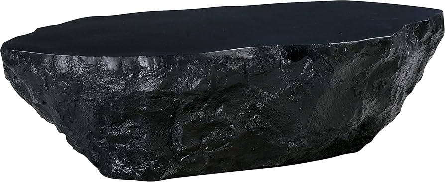 Tov Furniture Crag Black Concrete Coffee Table | Amazon (US)