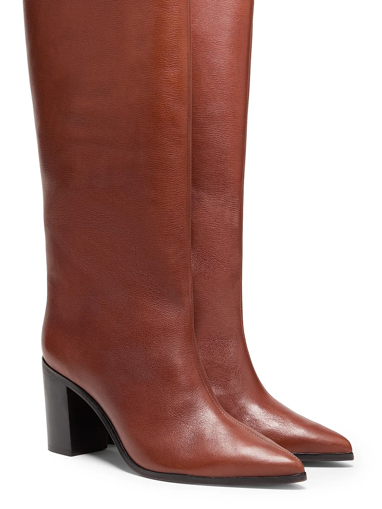 Schutz Maryana 85MM Leather Knee-High Boots | Saks Fifth Avenue | Saks Fifth Avenue