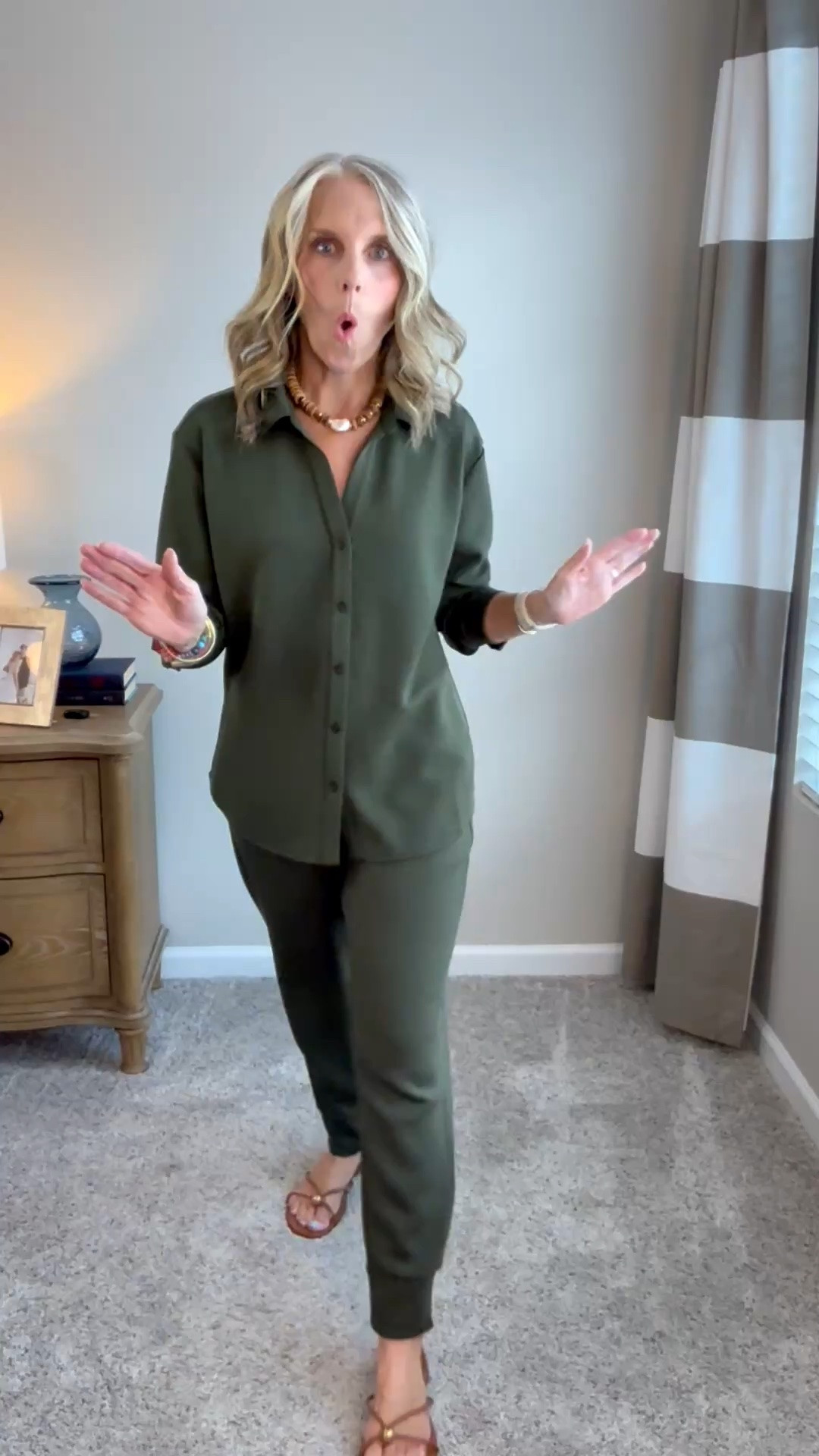 Y’all! 25%  off all Air Essentials.It’s GO TIME!!! Use code AE25 for 25% off all Air Essentials.  
I’m wearing XS top and small pants. Use COAST20 Allie + Bess
 @Spanx  #spanxartner

#LTKgrwm #LTKootd #LTKOver40