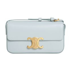 Triomphe shoulder bag in shiny calfskin - CELINE | 24S (APAC/EU)