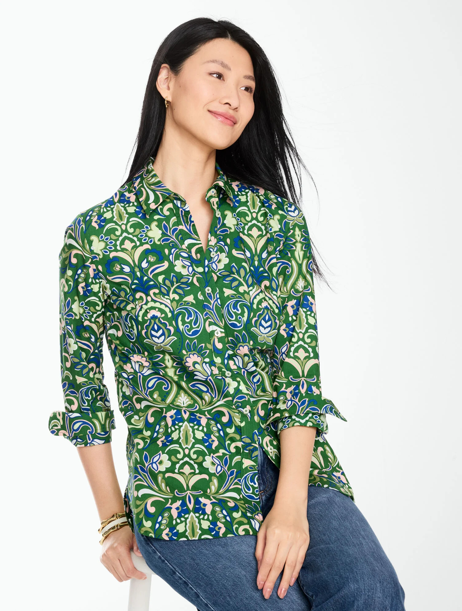 Modern Classic Shirt - Wildflowers | Talbots
