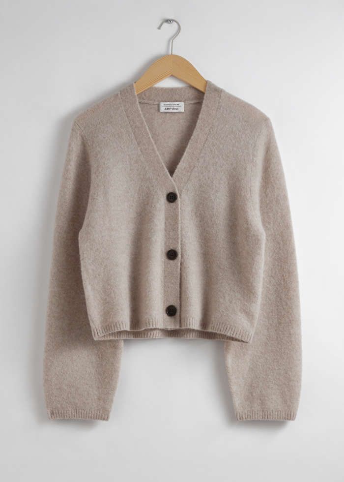 Oversized Knit Cardigan - Mole - & Other Stories GB | & Other Stories (EU + UK)