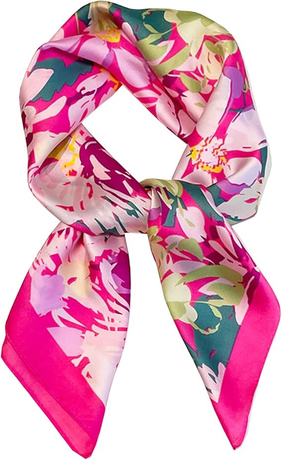 Satin Bandana Headscarf for Women Silky Hair Scarves for Fashion Lightweight | Amazon (US)