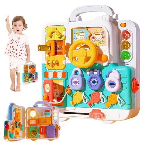 Montessori Toys for 1 Year Old,Baby busy boardsensory toys for toddlers 1-3,BabyEducational Learning Toys12-18 months, Plane toys for toddlers Toys for one year old boys and girls Birthday Gifts | Amazon (US)