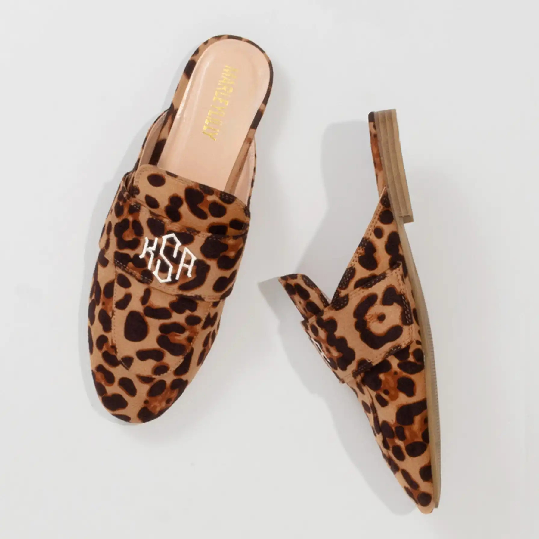 Monogrammed Slide on Loafers | Marleylilly