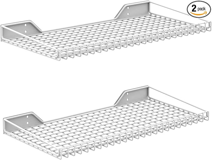 WALMANN 2 Pack Garage Wall Shelf, 23.5" x 12" Wall-Mounted Storage Shelves for Garage, Closet, La... | Amazon (US)