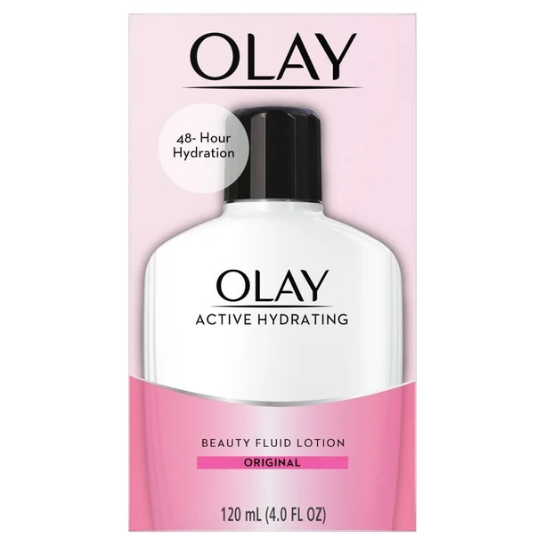 Olay Active Hydrating Beauty Moisturizing Lotion, 4.0 fl oz | Walmart (US)