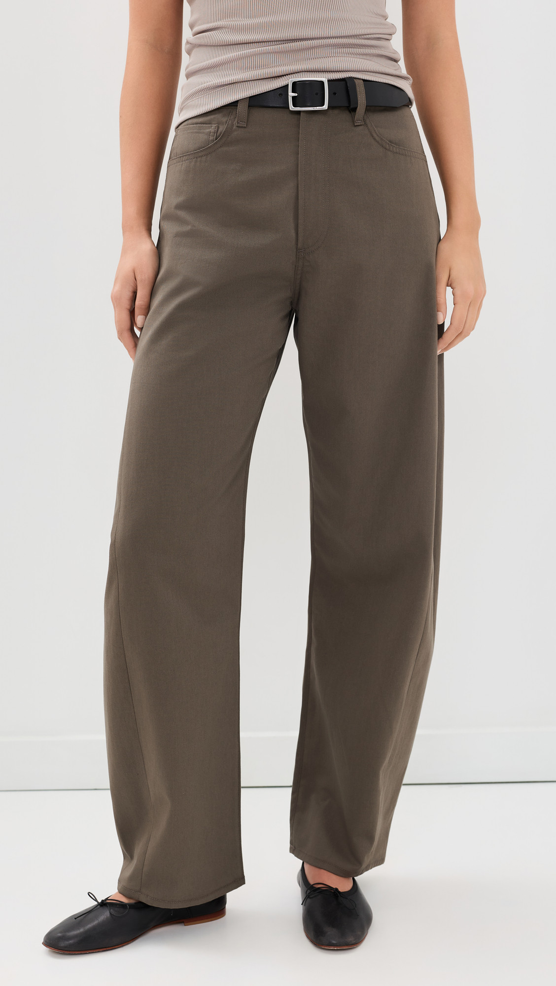 AGOLDE Luna Trousers Taupe 32 | Shopbop