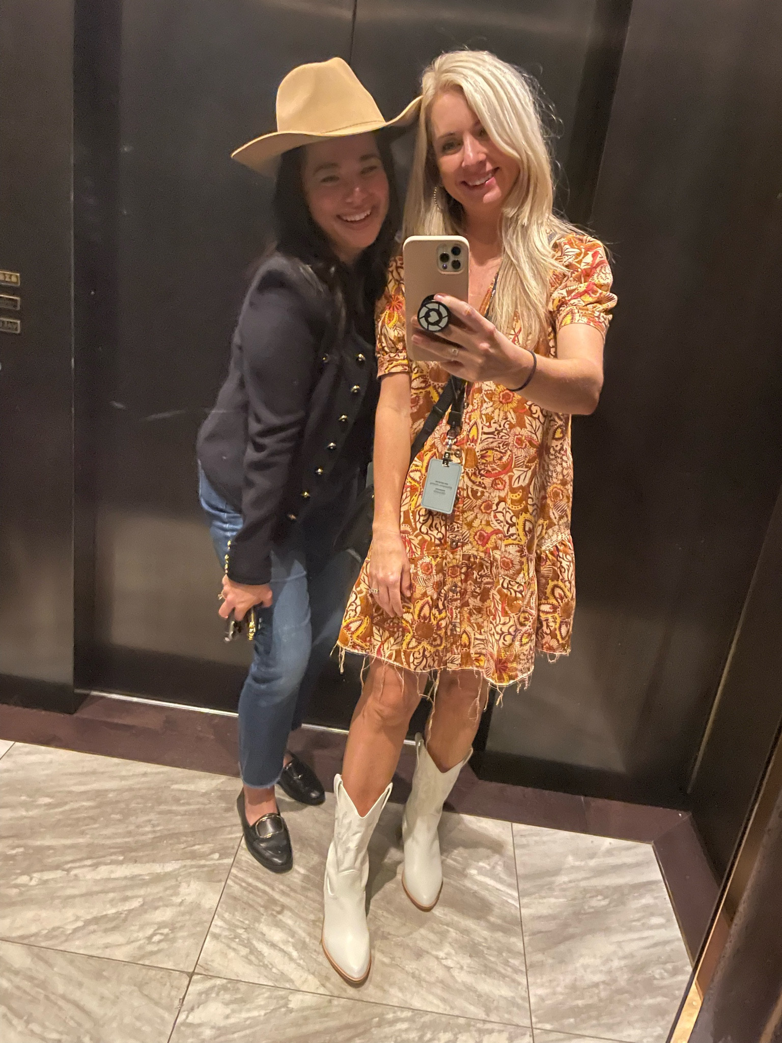 Cowgirl chic with the one and only Julia! pilcrow dress very old but found on posh mark below! 

#LTKCon
