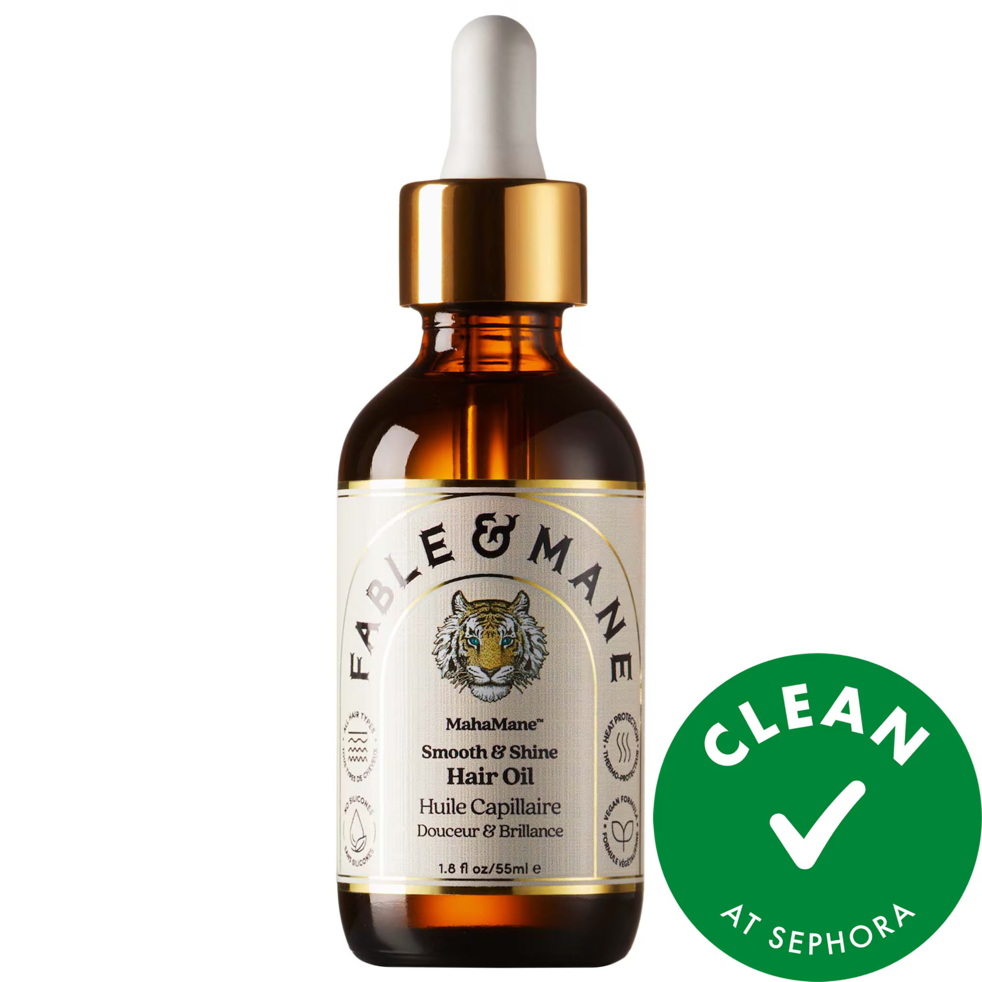 Fable & Mane MahaMane Smooth & Shine Hair Oil 1.8 oz / 55 mL | Sephora (US)