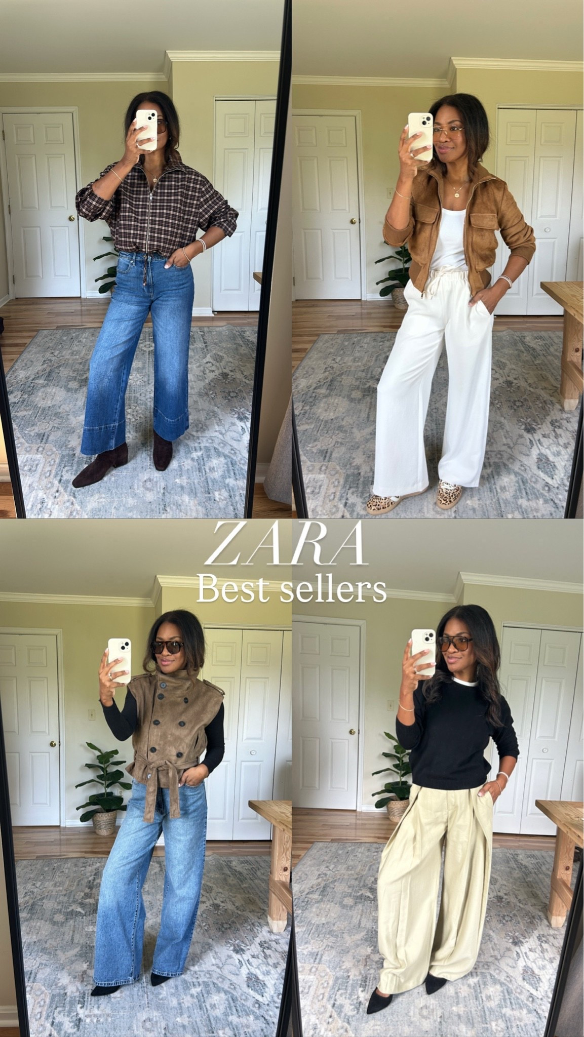 I’m wearing a small and everything. I recommend sizing up one size in the camel colored suede jacket. ￼

#LTKootd #LTKgrwm #LTKOver40