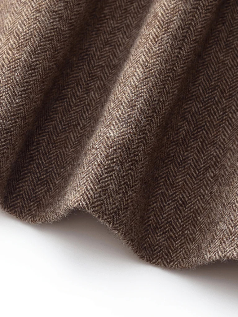 100% Washable Wool A-Line Women Skirt | GOELIA