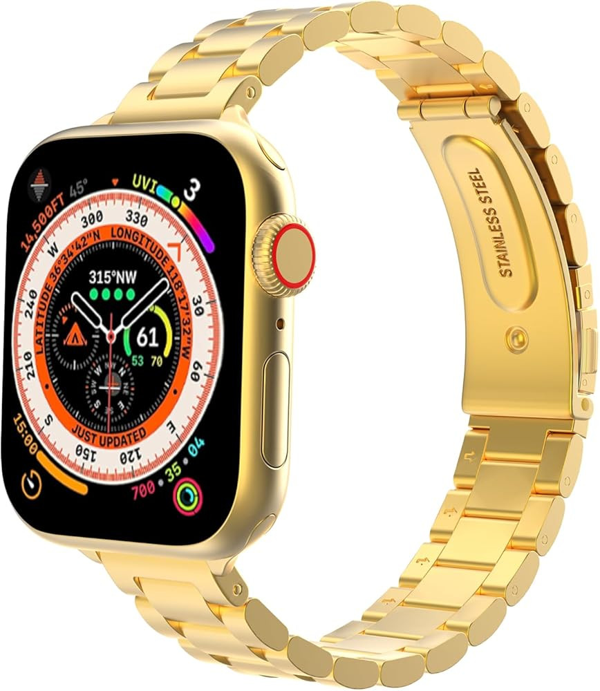 MoKo Thin Band Compatible Apple Watch Band Ultra3/2/1 49mm/Series 11/10/9/8/7/6/5/4/3/2/1/SE3/SE2... | Amazon (US)