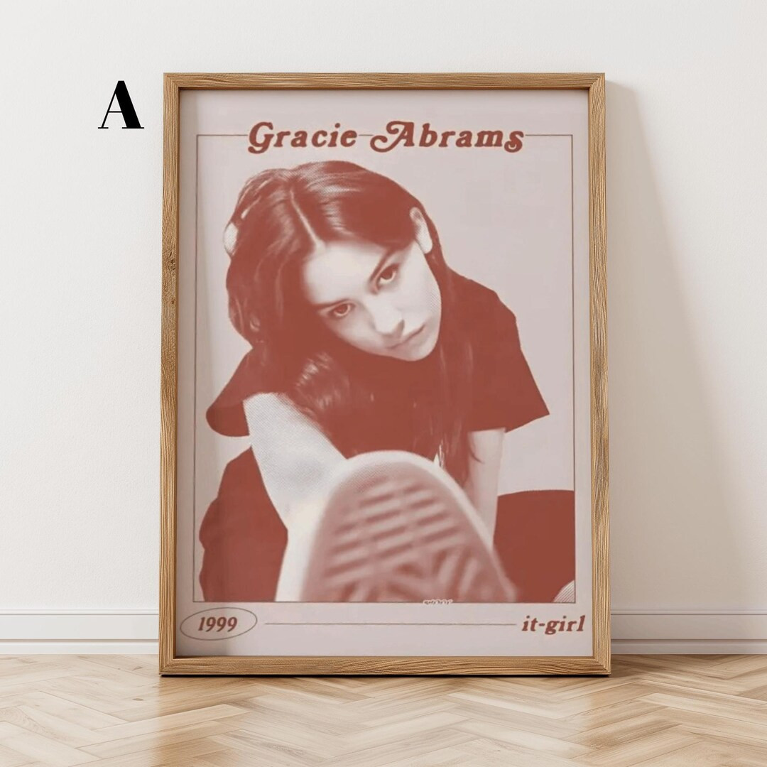 Gracie Abrams Poster Collection, Vintage Music Posters, Gracie Abrams Gift for Fan, Music Wall Ar... | Etsy (US)