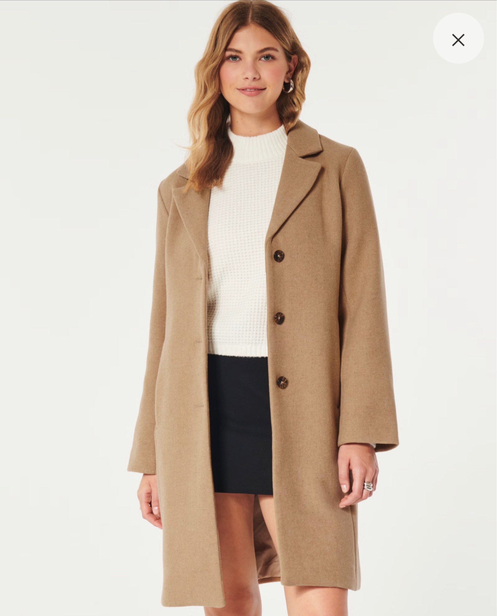 Classic wool coat on sale womens