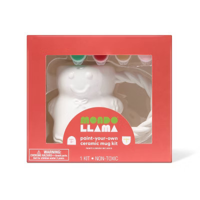 Christmas Craft Ceramic Gingerbread Mug Painting Activity Kit - Mondo Llama™ | Target
