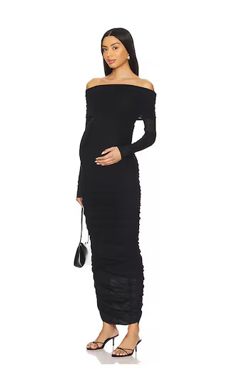 BUMPSUIT Off The Shoulder Dress in Black. - size L | Revolve Clothing (Global)