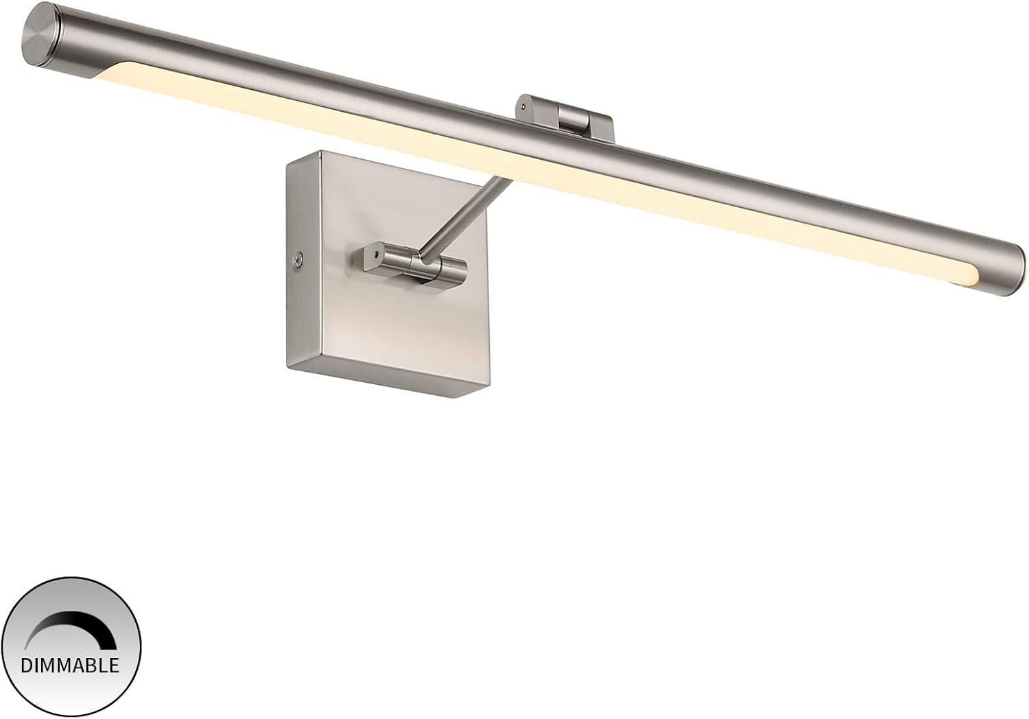 Joosenhouse Modern LED Picture Light Fixtures Dimmable 24.4" Inch Brushed Nickel Artwork Accent H... | Amazon (US)