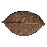 Amazon.com: Creative Co-Op Hand-Carved Mango Wood Leaf Tray, Brown : Home & Kitchen | Amazon (US)