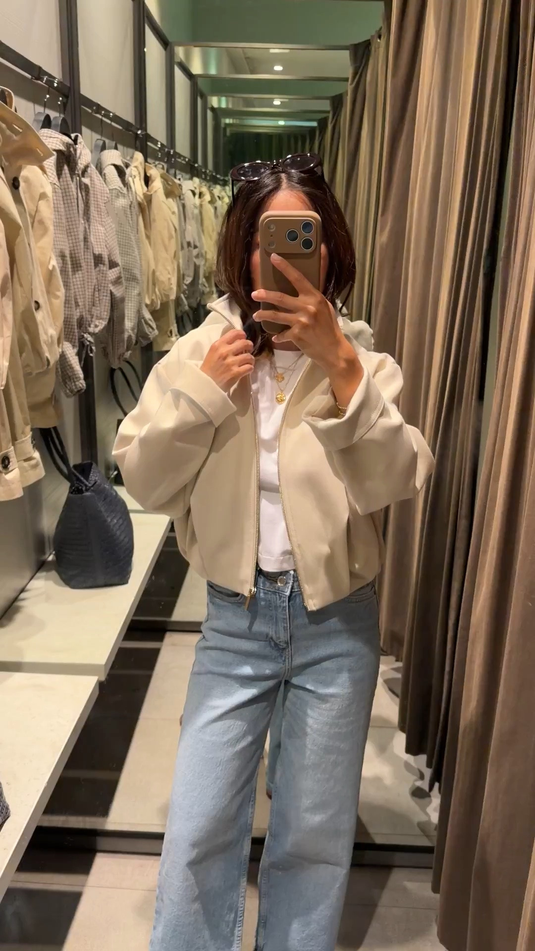 Size info below! • Zara bomber jacket XS, petite friendly, I fold the sleeves up once 
• Zara jeans US2, I could prob fit a 0, fyi the white wash runs smaller than the blue 
• lululemon cotton cropped tee XXS.
• reformation sandals 5.5. I also like the Tkees linked in a size up (6). 
• Madewell tote

Petite friendly jeans, transitional fall outfit, easy mom outfit

#LTKPetite #LTKmomlife #LTKootd