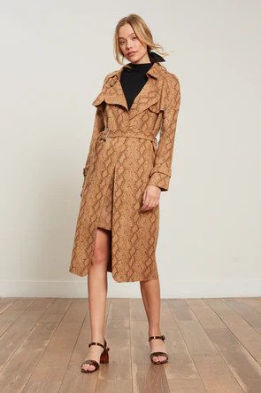 Chloe Snake Coat | LUCY PARIS