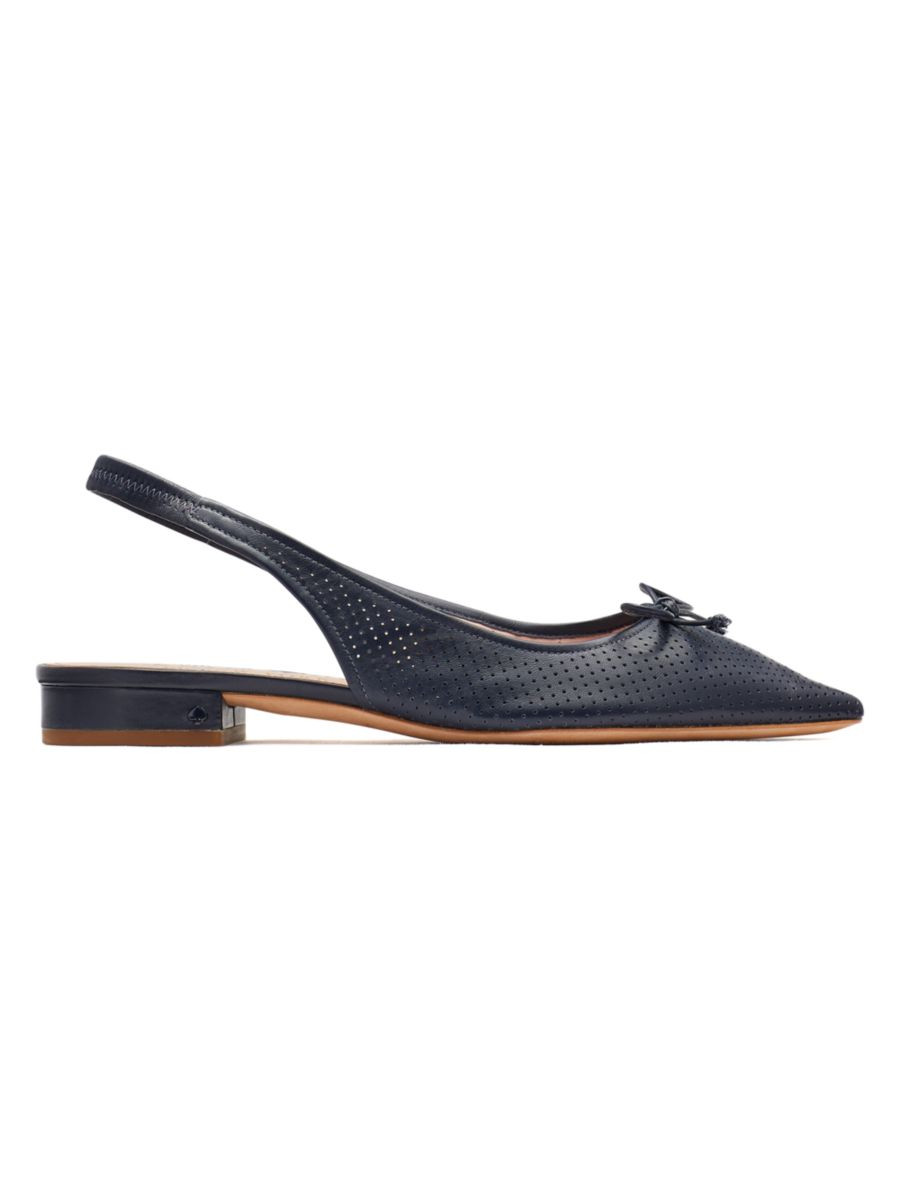 Veronica Leather Slingback Flats | Saks Fifth Avenue