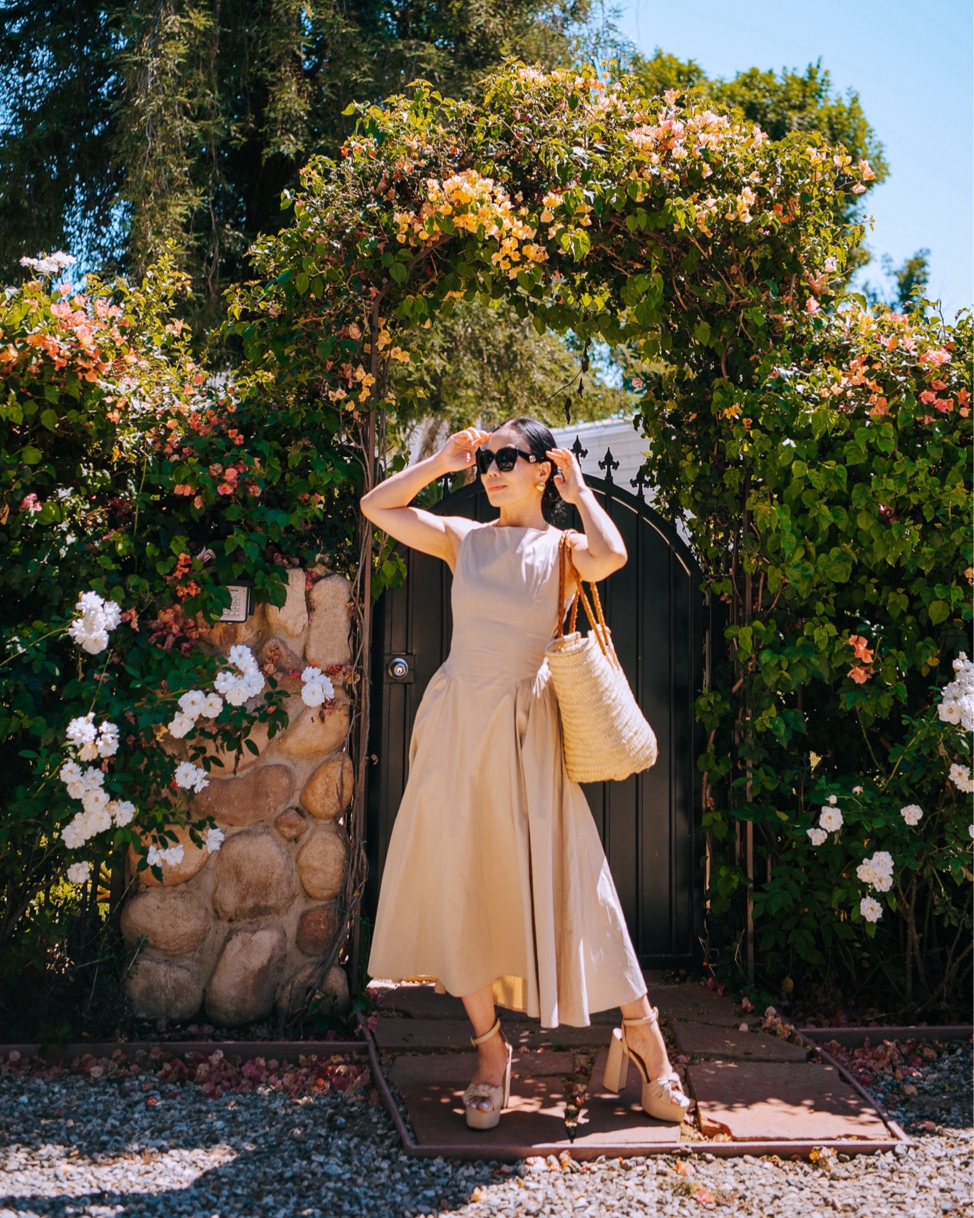 Drop-Waist Midi Cotton Dress, — like the fit so much. I also got it in black. 20% off today for under $100. 

#LTKOver40 #LTKWedding #LTKFindsUnder100