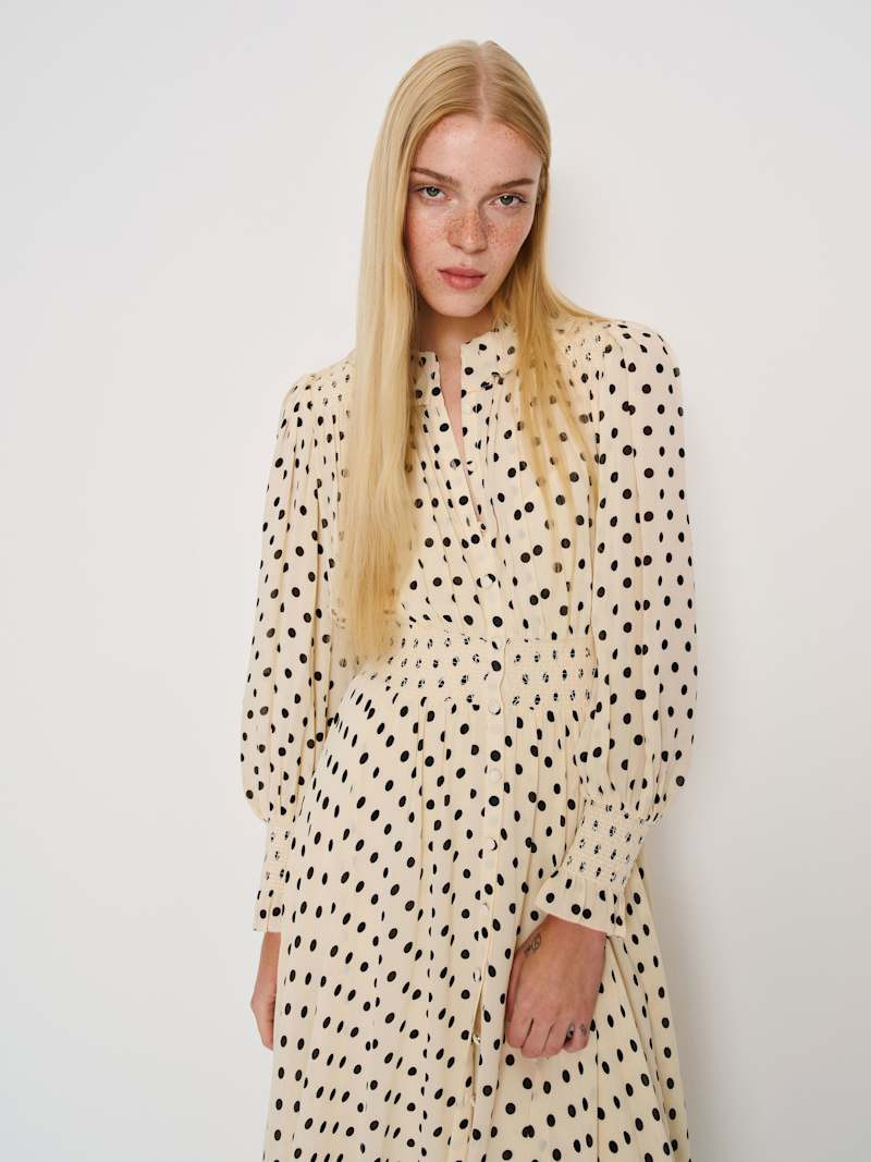 Brown Sugar Ruffle Dress | Reformation (Global)