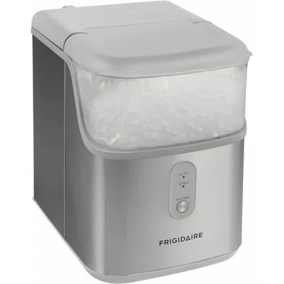 FRIGIDAIRE Nugget Ice Maker with 33 lbs. Capacity, Countertop Nugget Ice Machine with Transparent Window | Wayfair North America