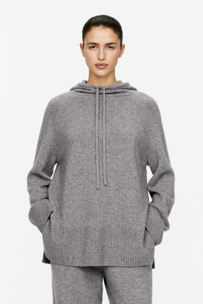 Kapuzenpullover aus Kaschmir und Wolle – Grau – ARKET DE | Arket EU