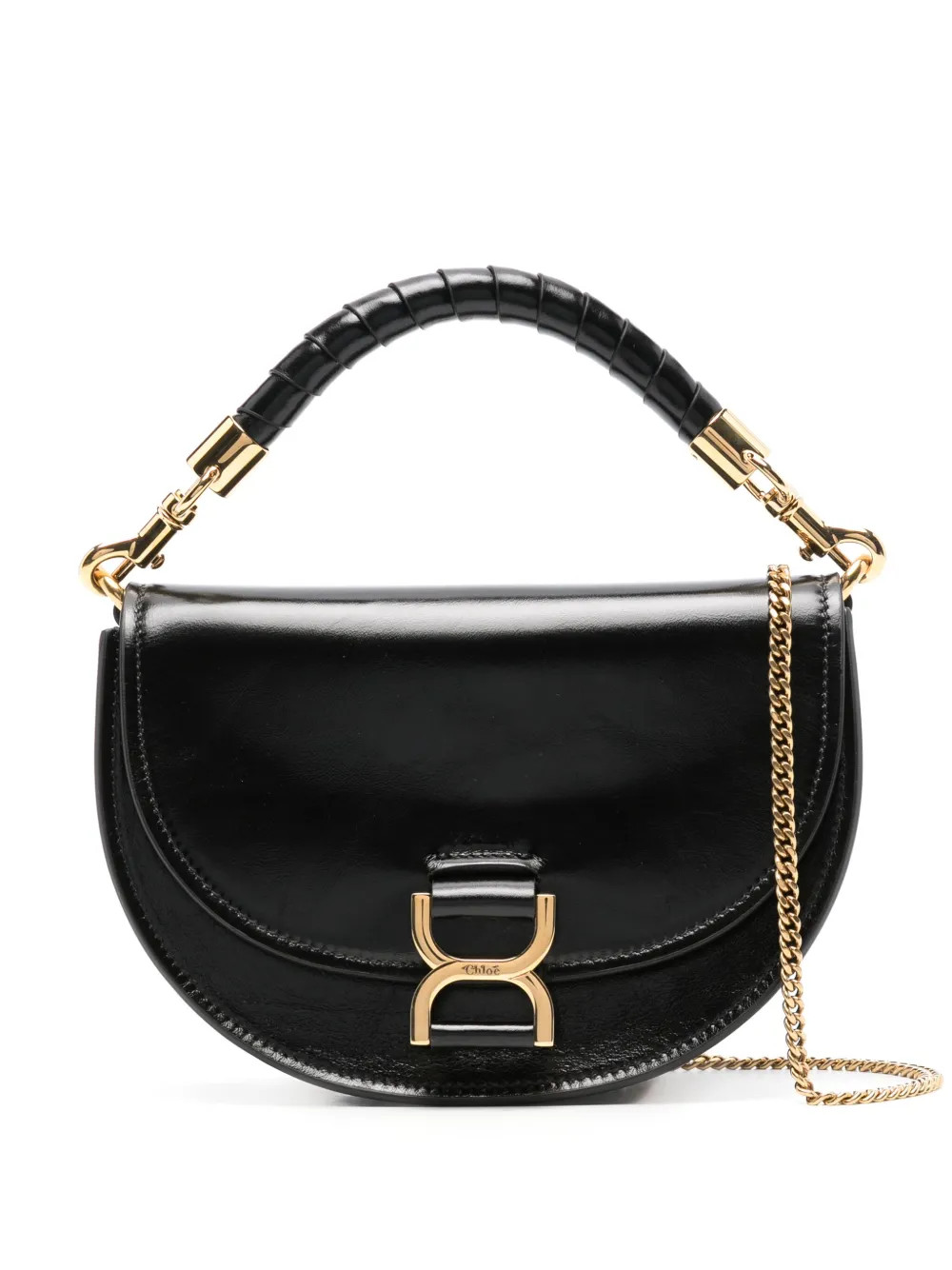 hardware-detail leather tote bag | Farfetch Global