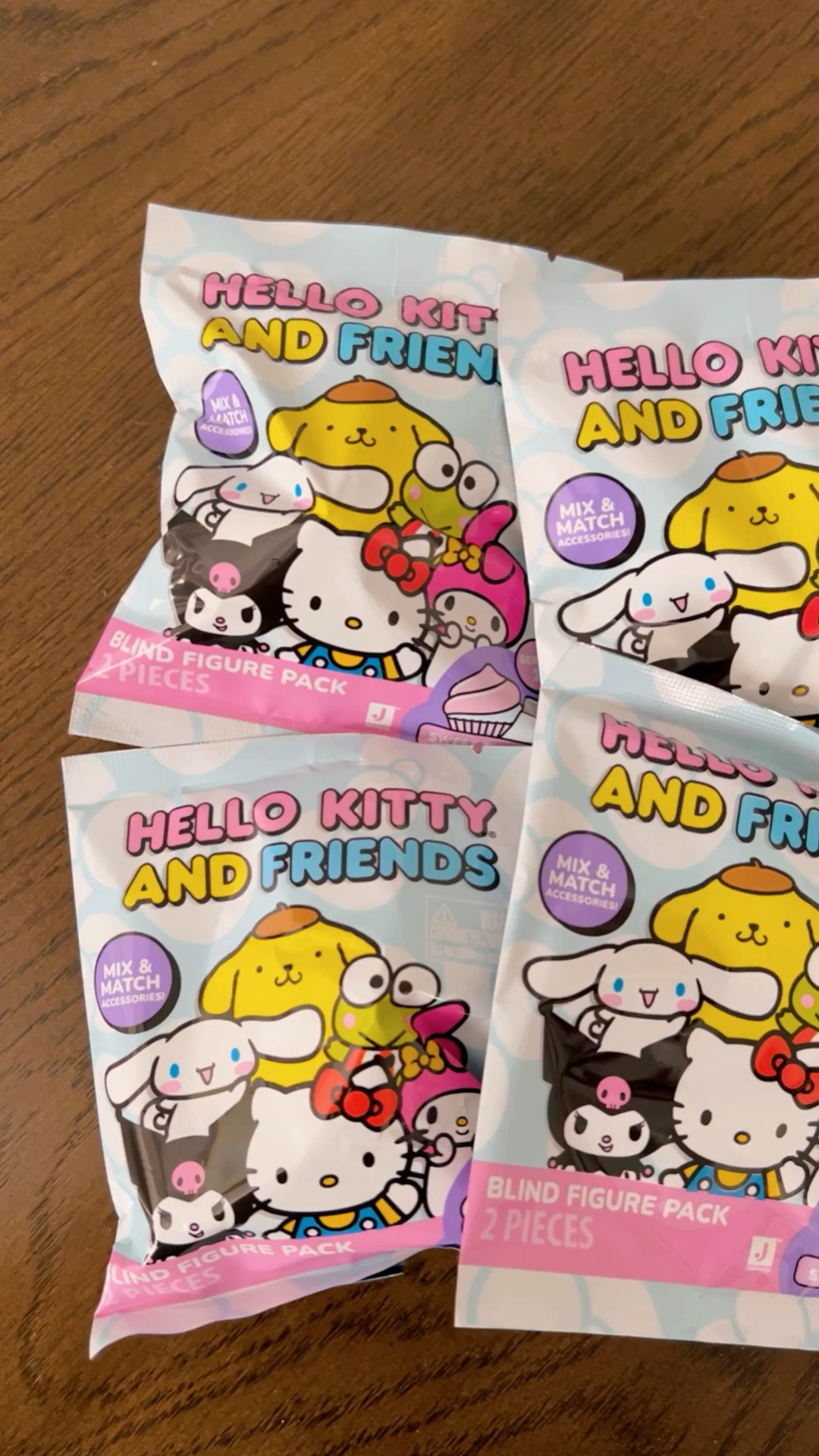 Hello Kitty Sweet & Salty Figures 6pk