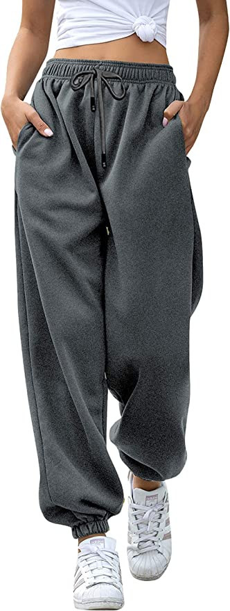 VINMEN Cinch Bottom Sweatpants for Women with Pockets | Amazon (US)