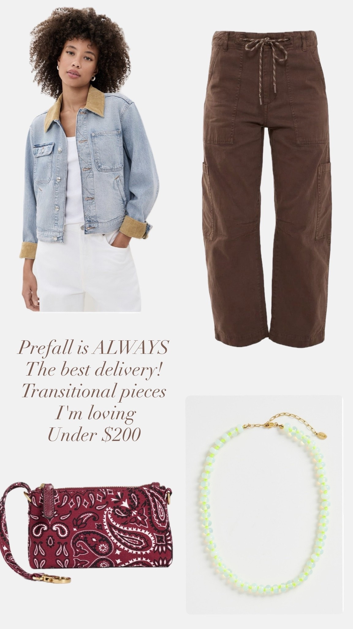 Buy now wear now / transitional items I am loving — daily edit cover from Found by Em
