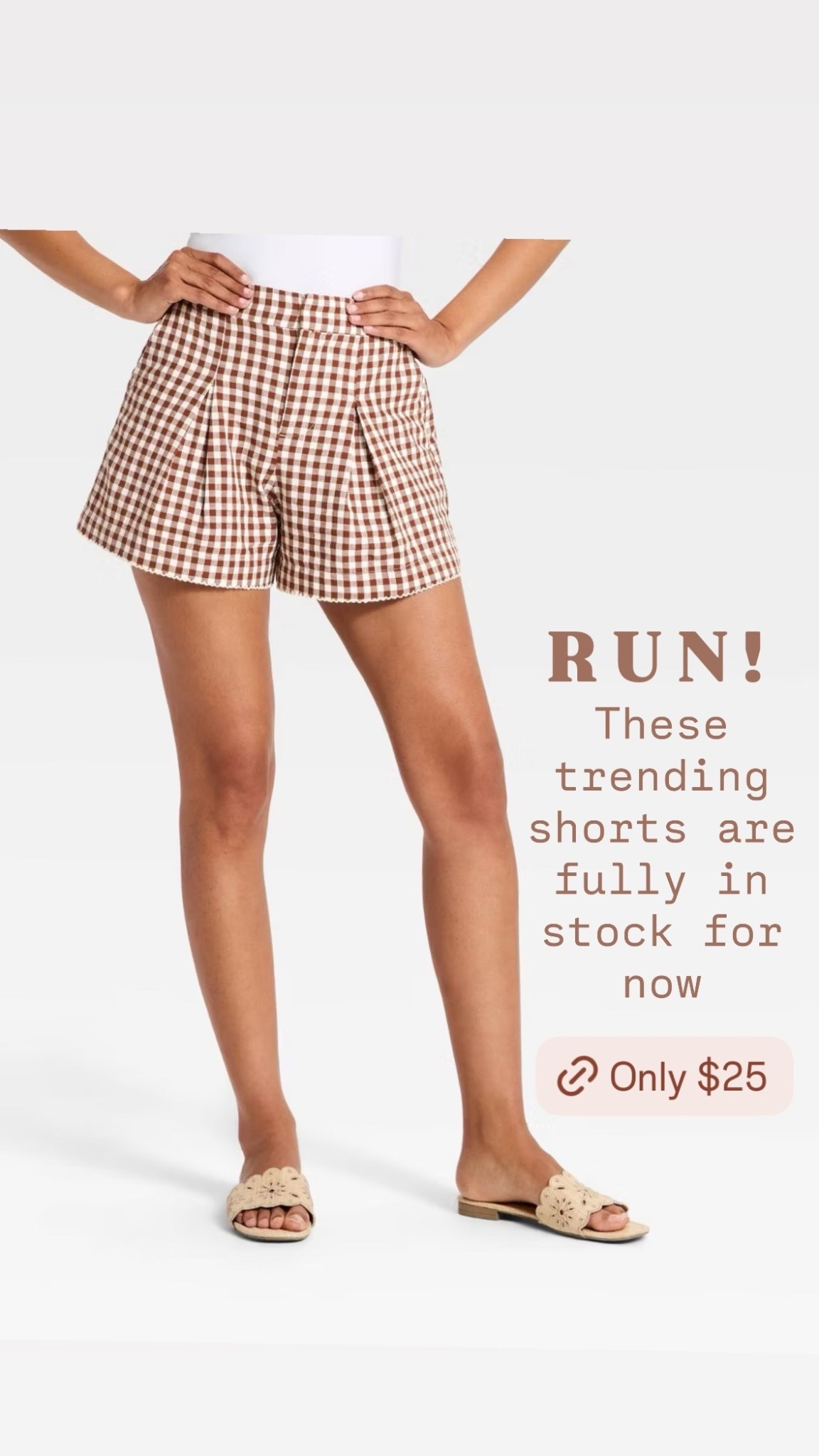 These trending shorts are fully in stock for now! Gingham is super popular this year 😍 

#LTKgrwm #LTKSeasonal #LTKootd