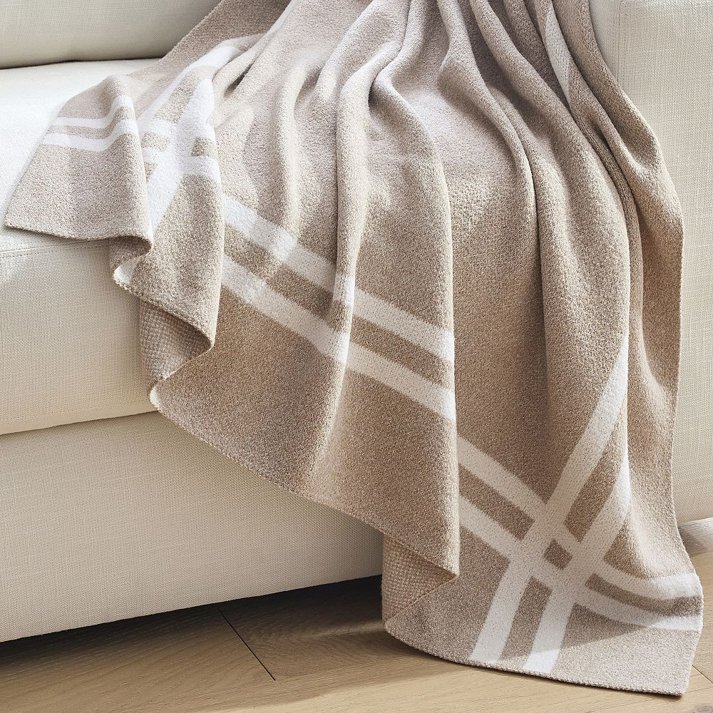Blake Border Knit Throw | Pottery Barn Teen