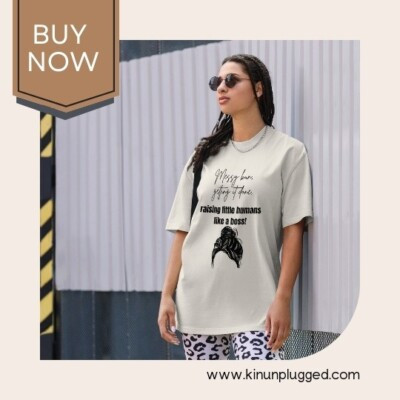 Messy Bun, Getting It Done Oversized Graphic Tee - Light Beige  | eBay | eBay UK