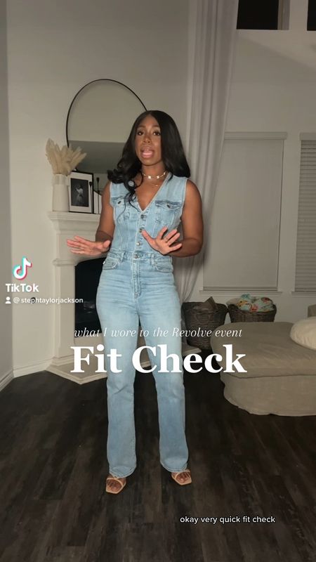 Sharing my look from my night out with Revolve! This jumpsuit is FABULOUS! Excellent stretch and such a fun look. I loved it and can’t wait to wear it again. You can shop my daily looks here in LTK, I also have this looked linked in my Revolve highlights on Instagram if you want to see more from this fun night #revolve #outfitideas #denimoutfits 

#LTKFind