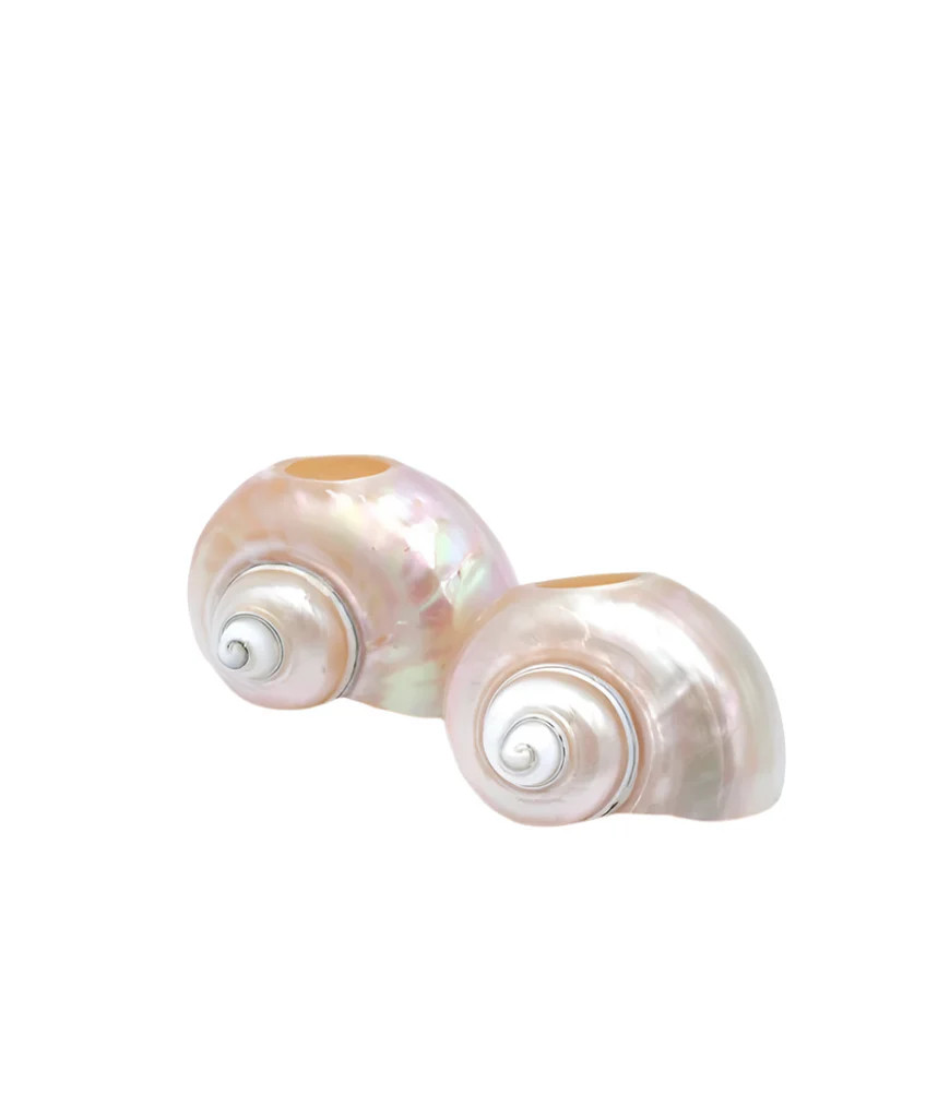 Seashell Napkin Rings, Set of 4 | Over The Moon