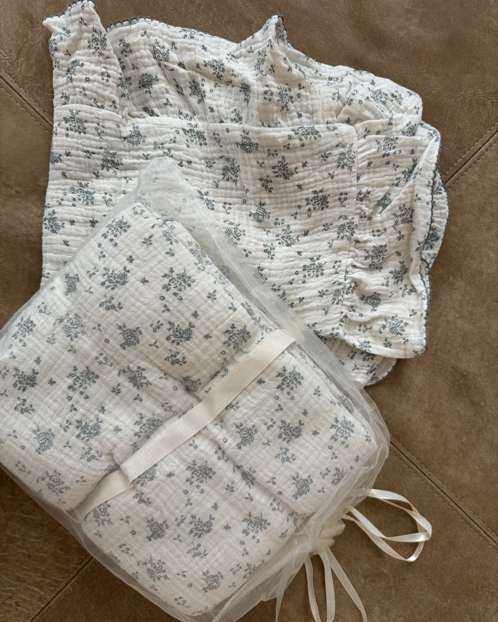 Transitioning small things from baby to toddler & I’m so in love with this vintage style light weight muslin material bedding for my girls bed 🤍

#LTKkids #LTKbaby #LTKhome