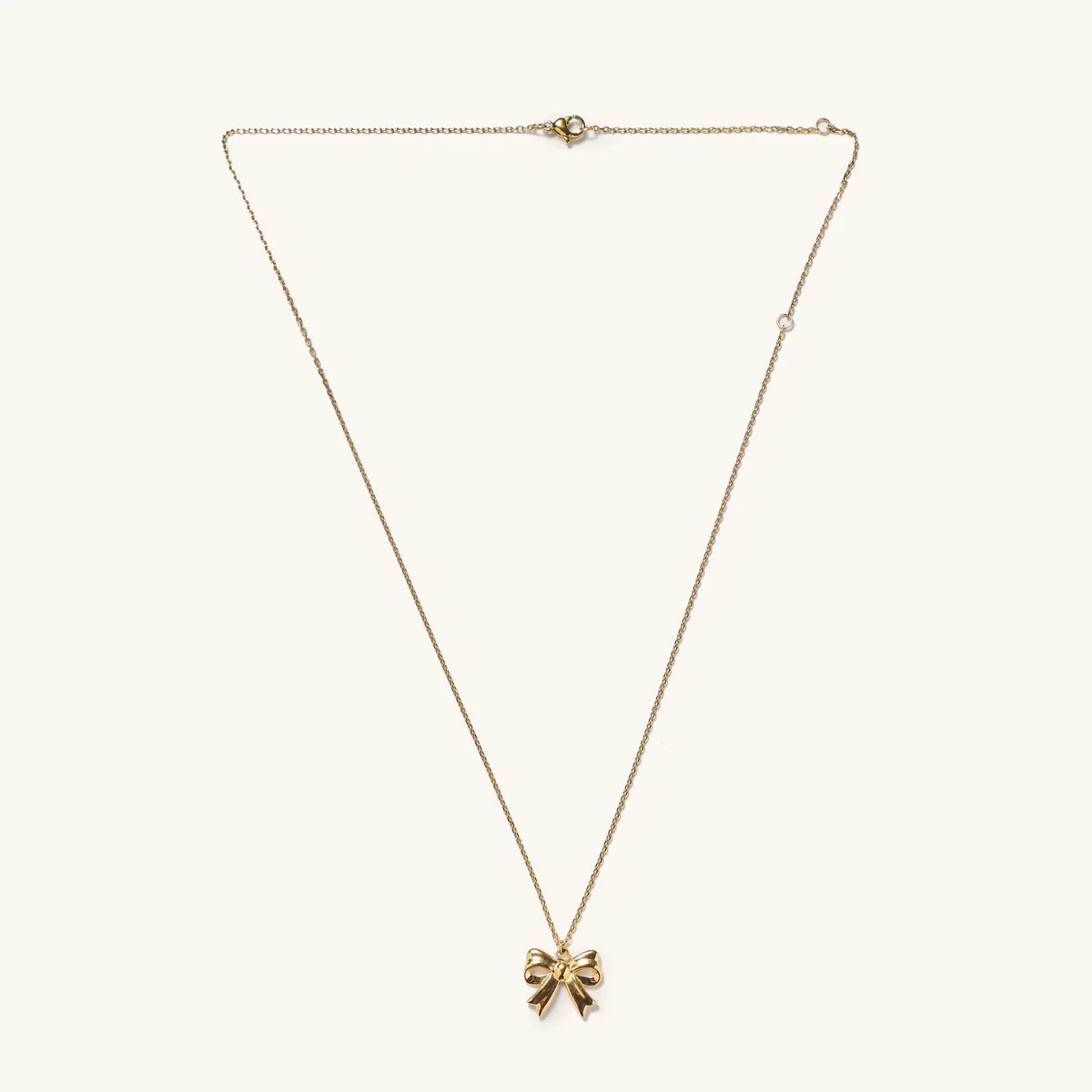 Bow Necklace- Gold | Nikki Smith Designs
